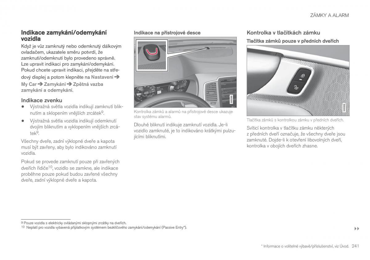 Volvo XC90 II 2 navod k obsludze / page 243