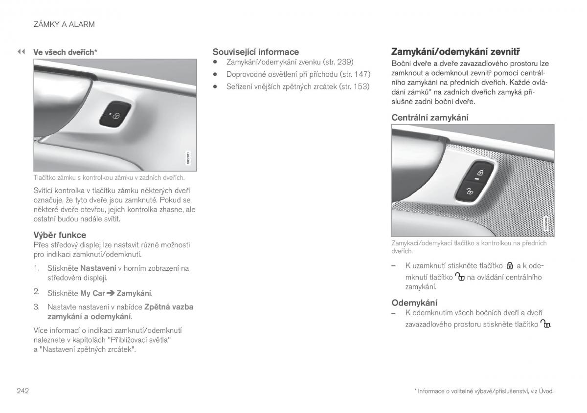 Volvo XC90 II 2 navod k obsludze / page 244