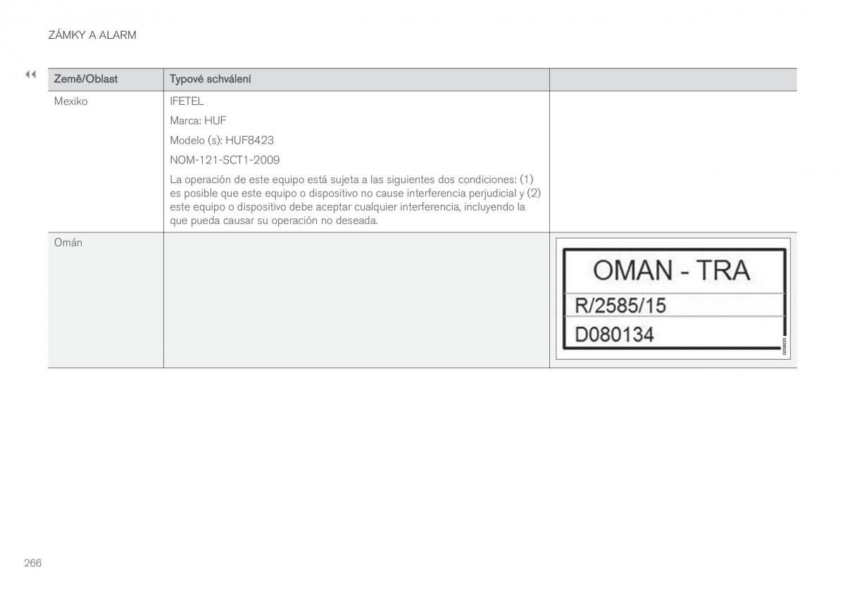 Volvo XC90 II 2 navod k obsludze / page 268