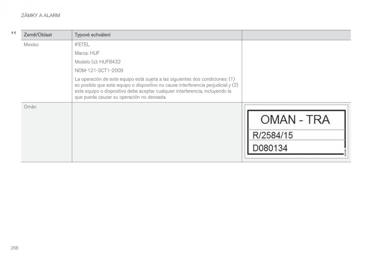 Volvo XC90 II 2 navod k obsludze / page 270