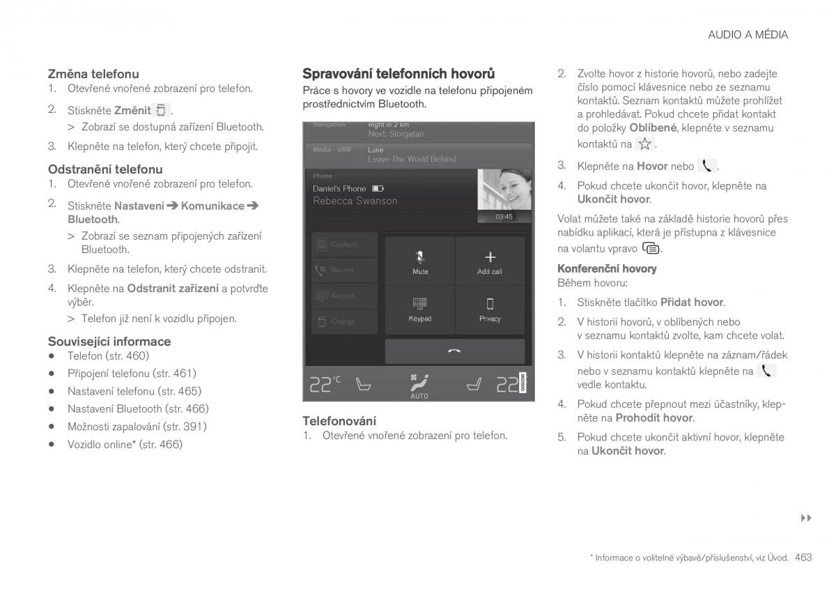 Volvo XC90 II 2 navod k obsludze / page 465