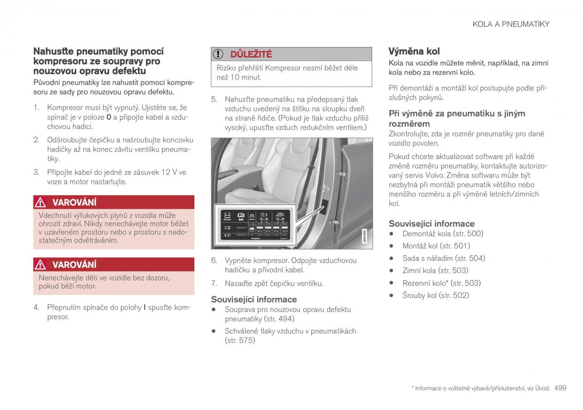 Volvo XC90 II 2 navod k obsludze / page 501