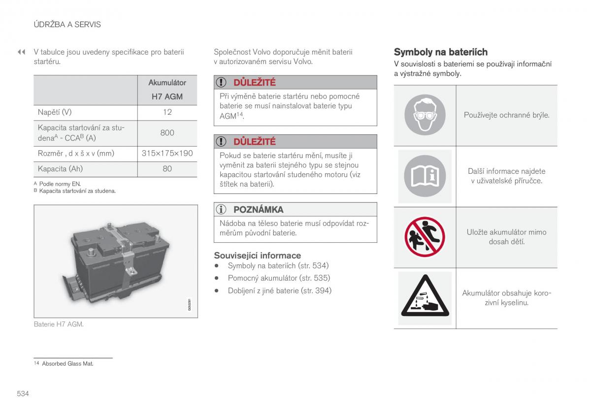 Volvo XC90 II 2 navod k obsludze / page 536