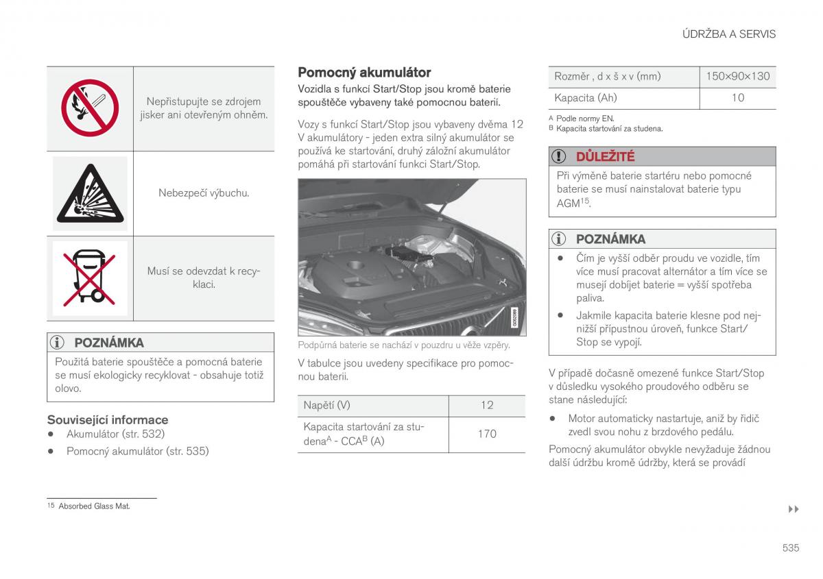 Volvo XC90 II 2 navod k obsludze / page 537