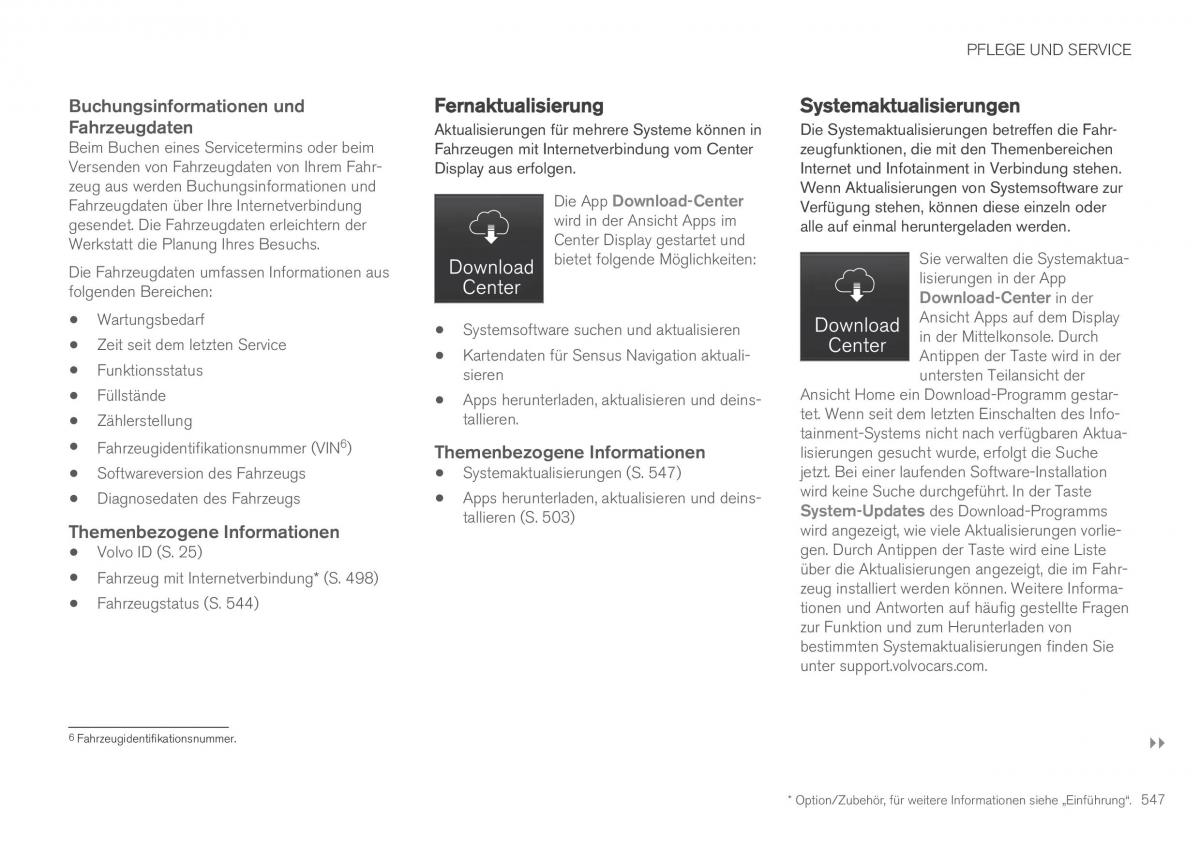 Volvo XC90 II 2 Handbuch / page 549