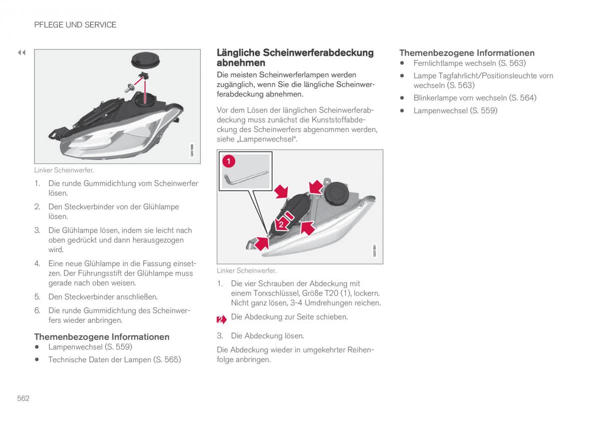 Volvo XC90 II 2 Handbuch / page 564