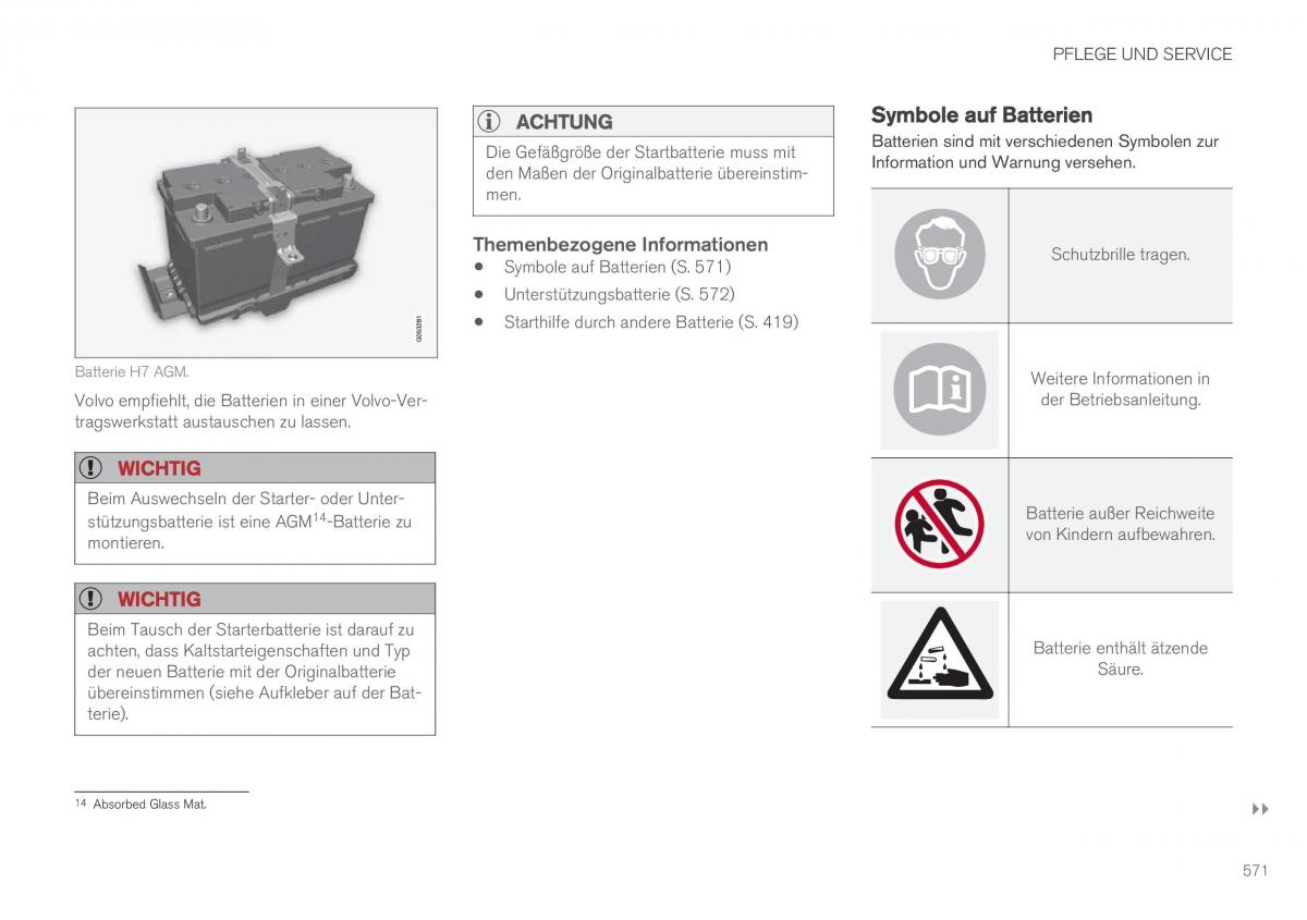 Volvo XC90 II 2 Handbuch / page 573