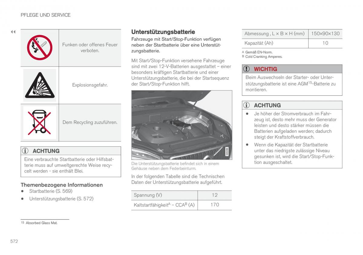 Volvo XC90 II 2 Handbuch / page 574