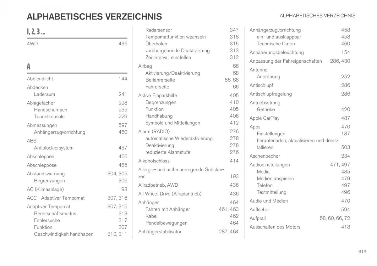 Volvo XC90 II 2 Handbuch / page 615