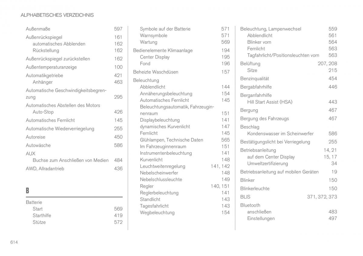 Volvo XC90 II 2 Handbuch / page 616