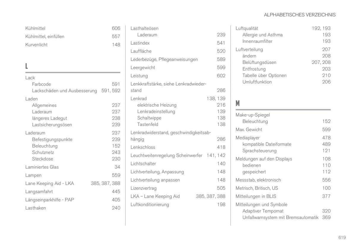 Volvo XC90 II 2 Handbuch / page 621