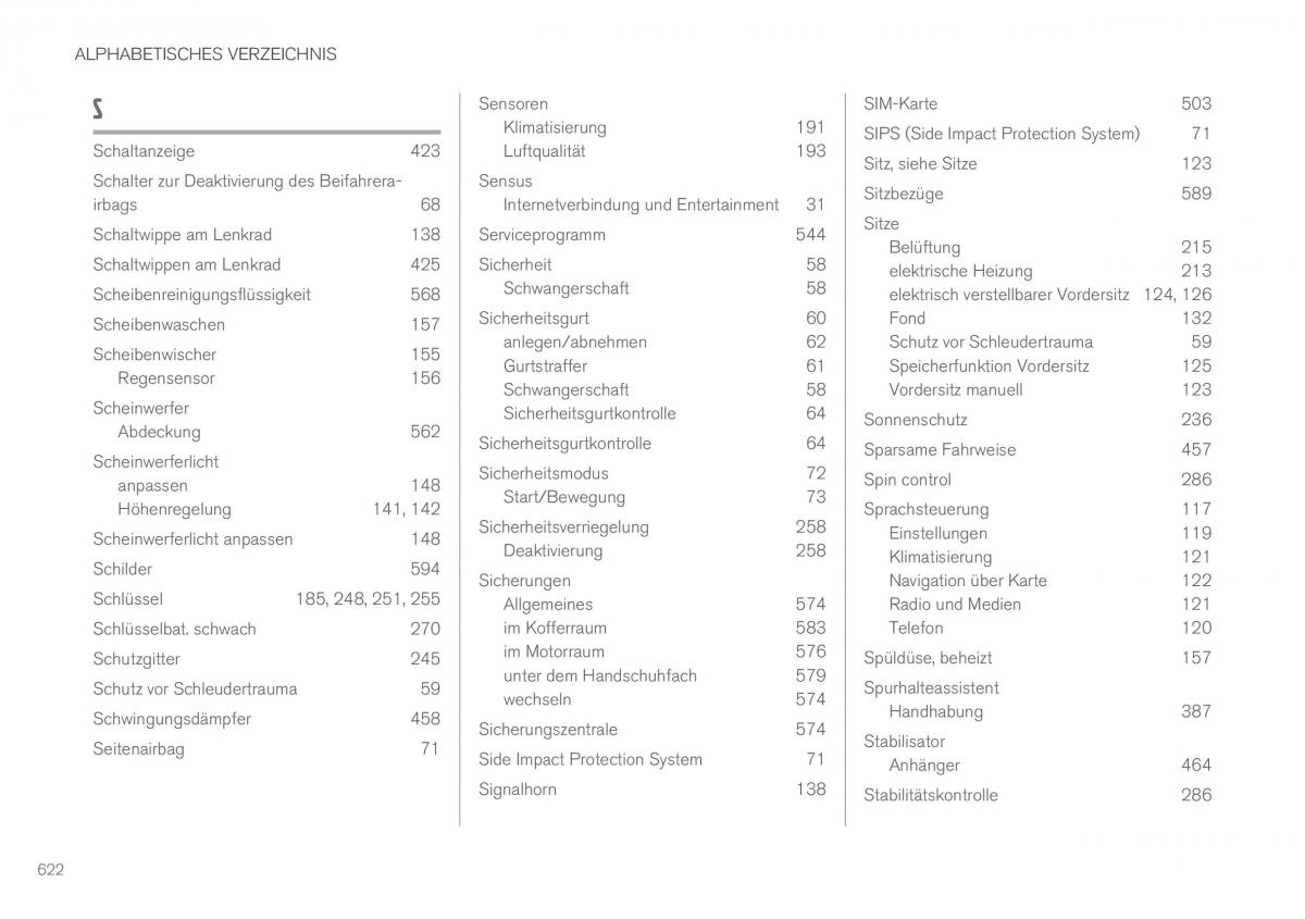 Volvo XC90 II 2 Handbuch / page 624