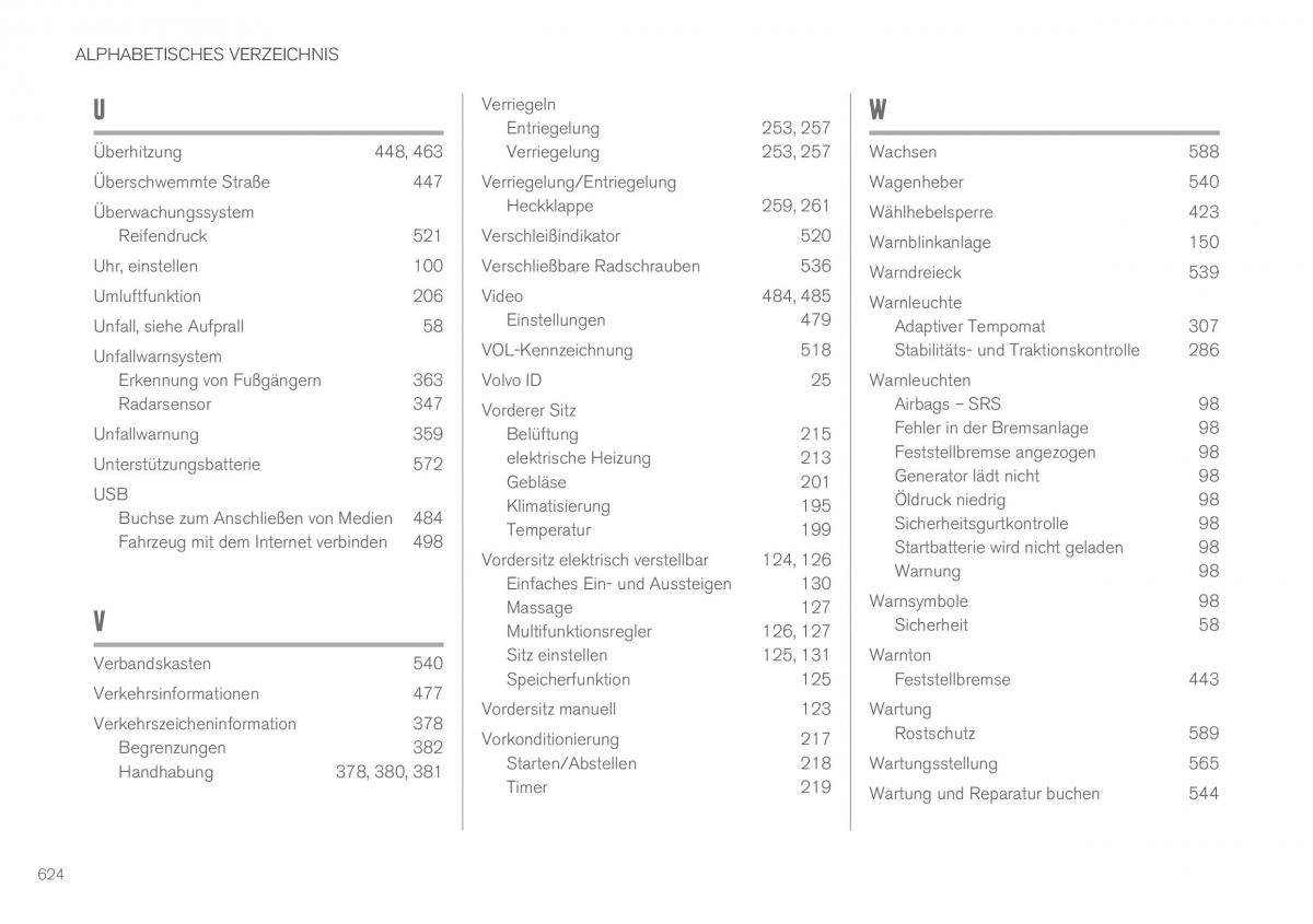 Volvo XC90 II 2 Handbuch / page 626