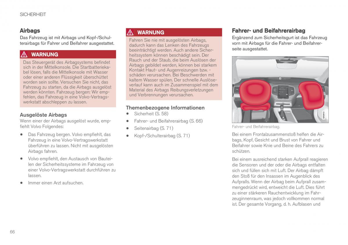 Volvo XC90 II 2 Handbuch / page 68