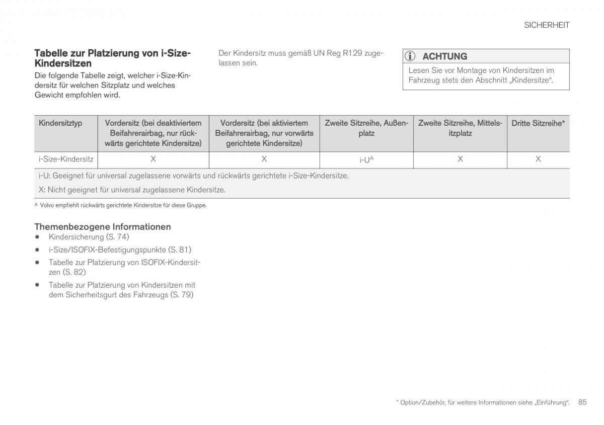 Volvo XC90 II 2 Handbuch / page 87