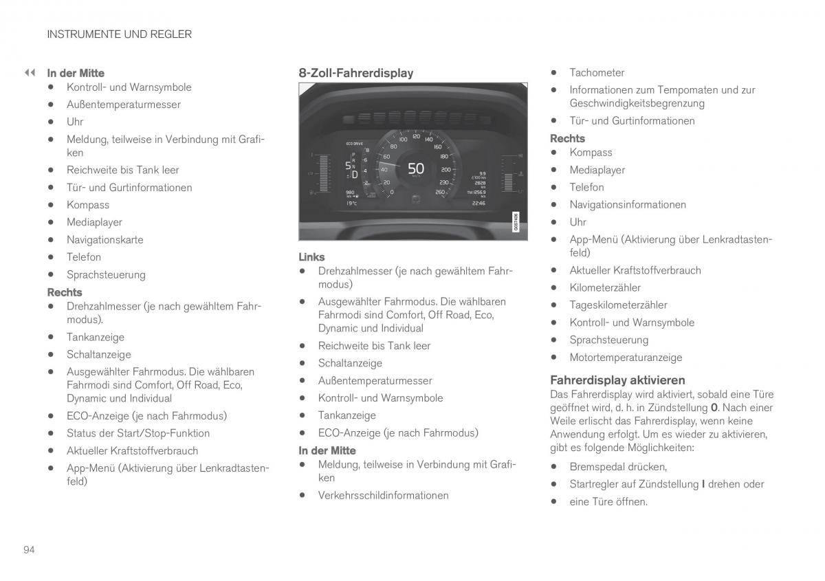 Volvo XC90 II 2 Handbuch / page 96