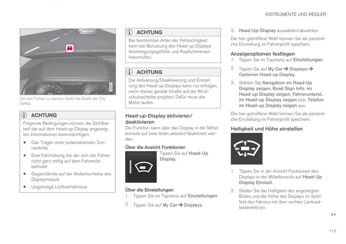 Volvo XC90 II 2 Handbuch / page 117