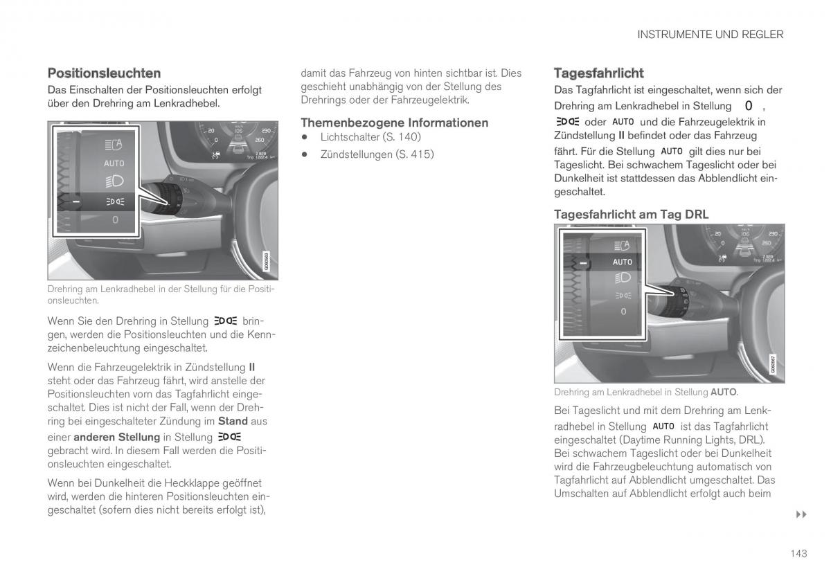 Volvo XC90 II 2 Handbuch / page 145