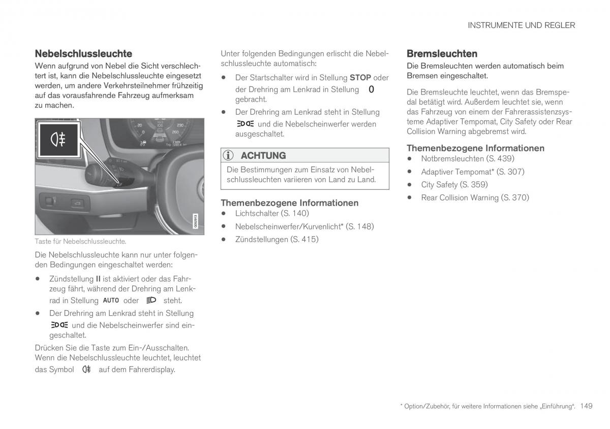 Volvo XC90 II 2 Handbuch / page 151