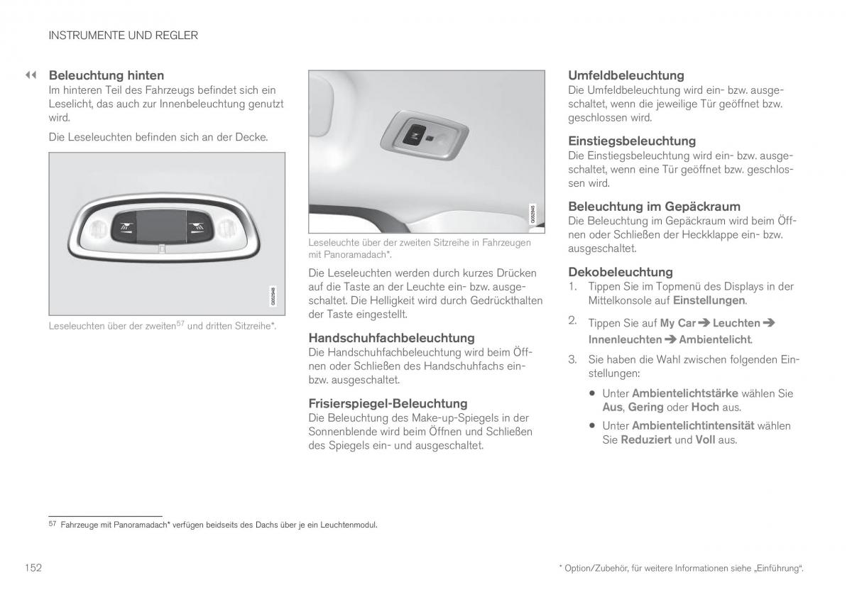 Volvo XC90 II 2 Handbuch / page 154