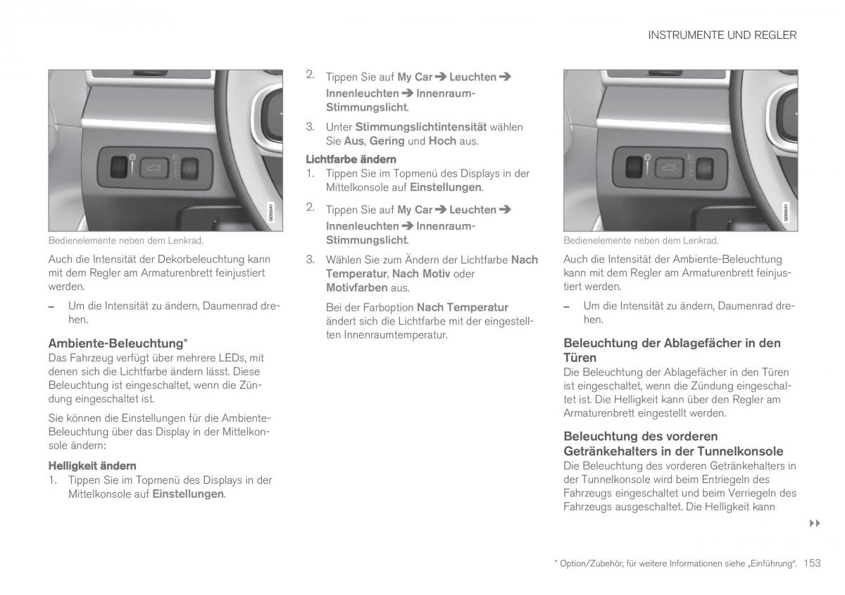 Volvo XC90 II 2 Handbuch / page 155