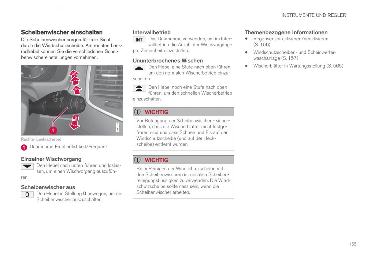 Volvo XC90 II 2 Handbuch / page 157