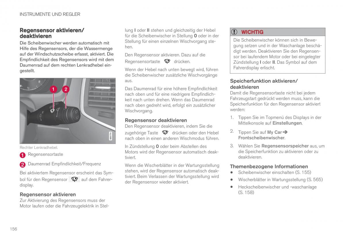 Volvo XC90 II 2 Handbuch / page 158