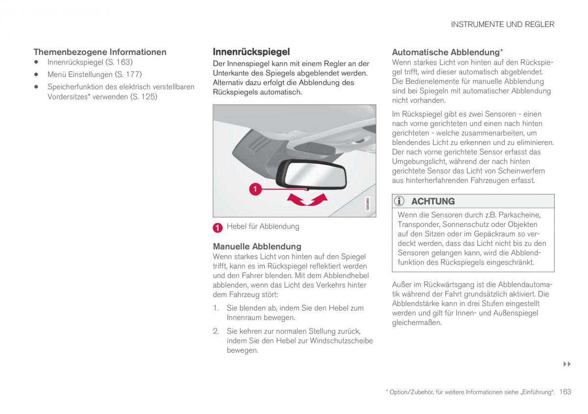 Volvo XC90 II 2 Handbuch / page 165