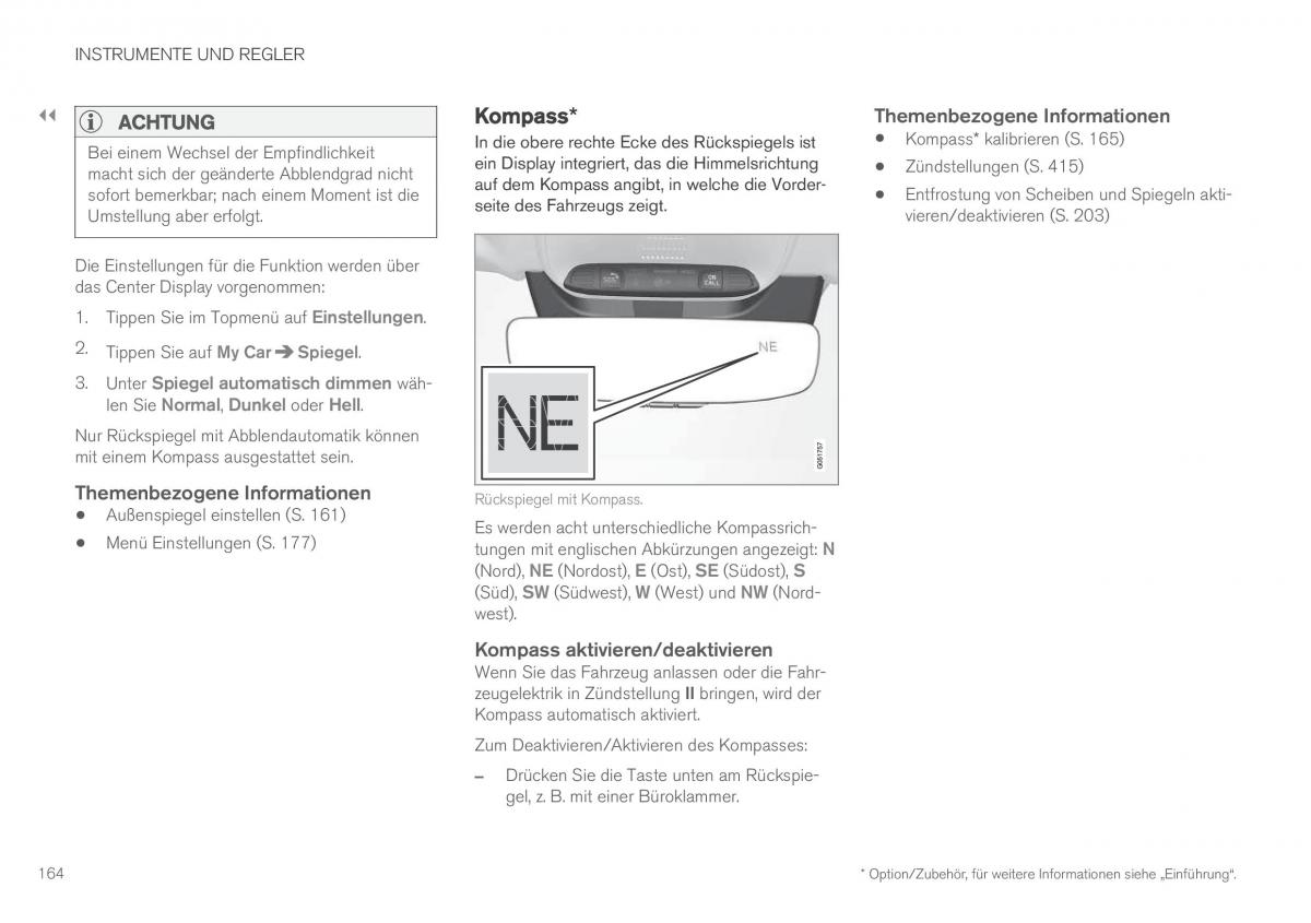 Volvo XC90 II 2 Handbuch / page 166