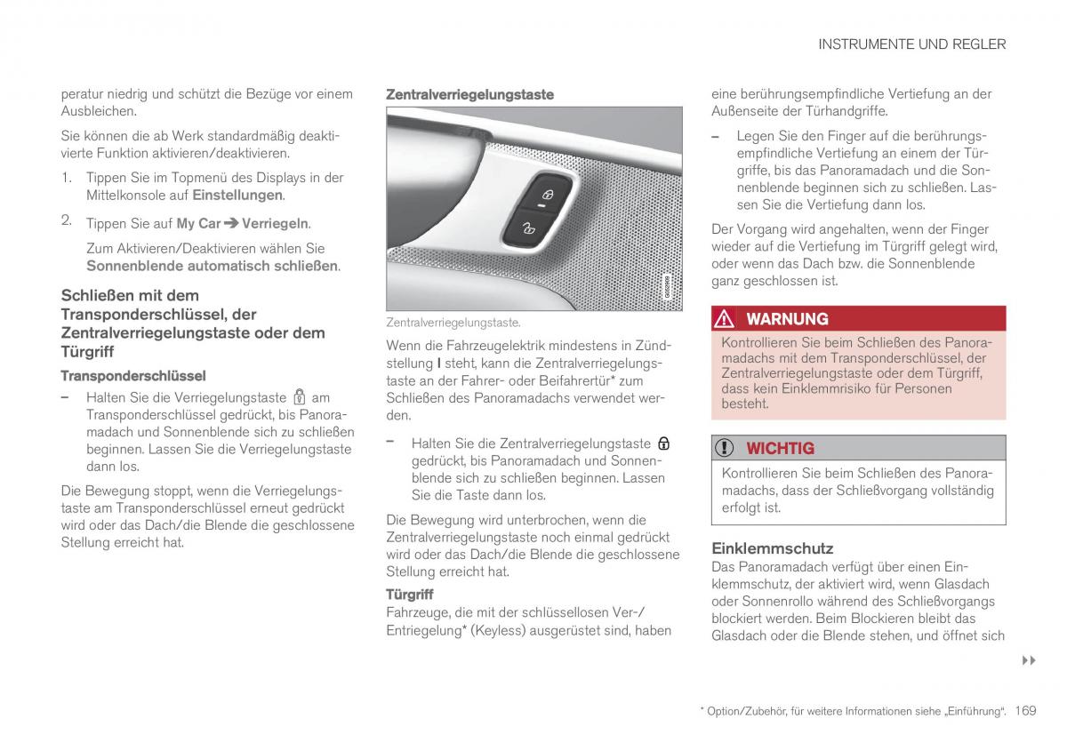 Volvo XC90 II 2 Handbuch / page 171