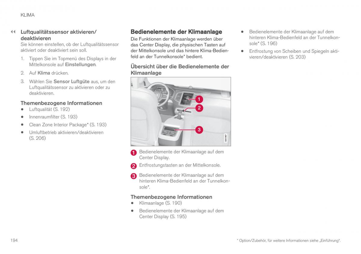 Volvo XC90 II 2 Handbuch / page 196