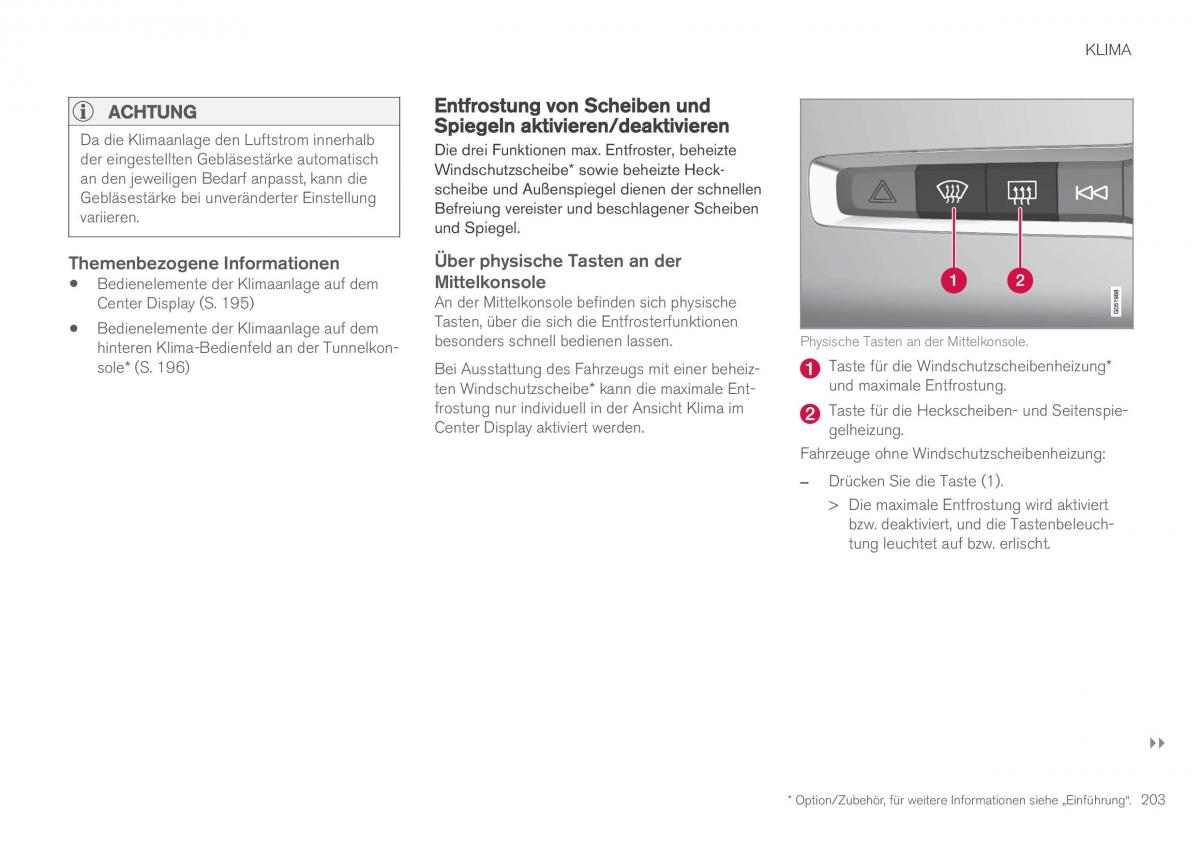 Volvo XC90 II 2 Handbuch / page 205