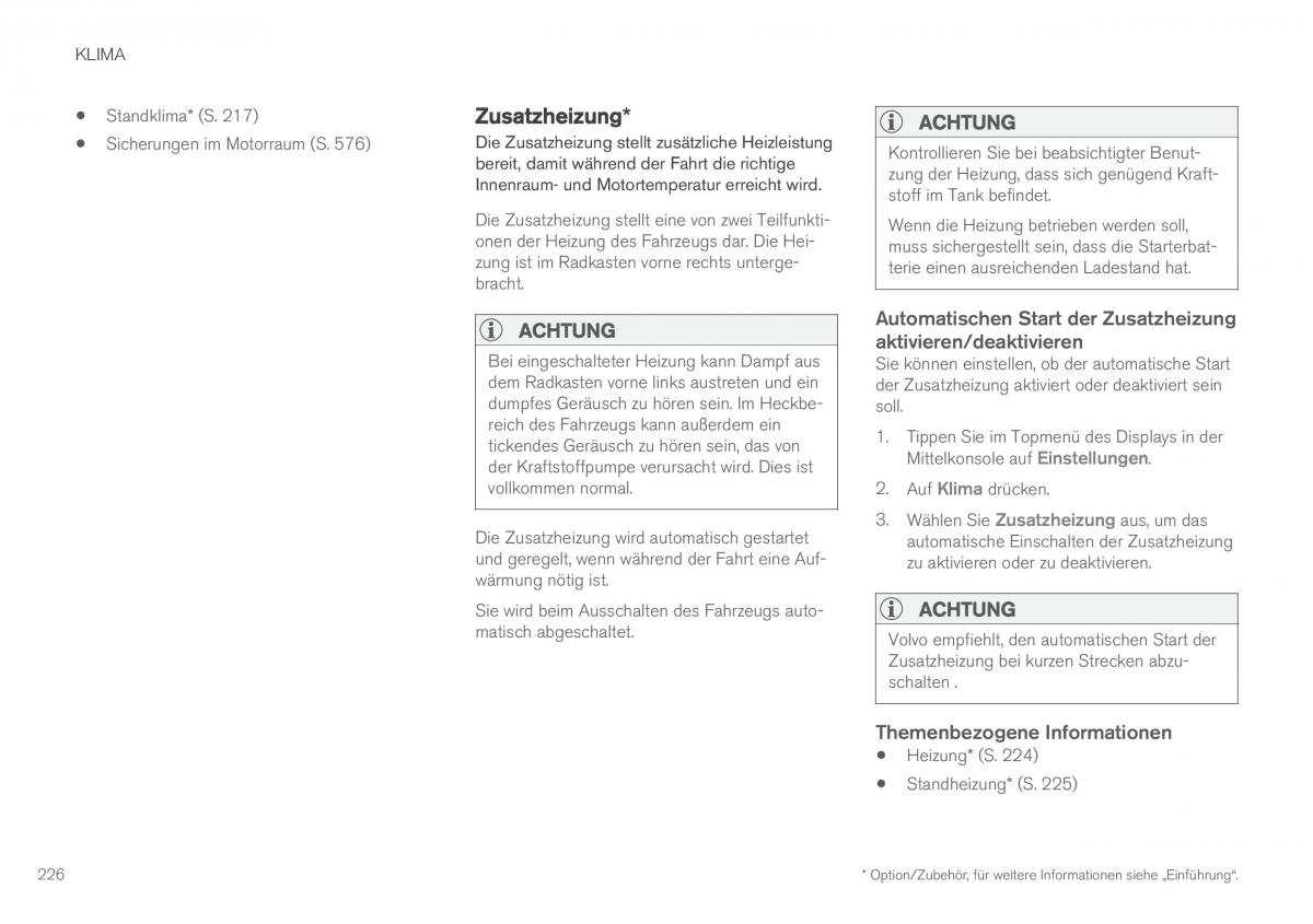 Volvo XC90 II 2 Handbuch / page 228