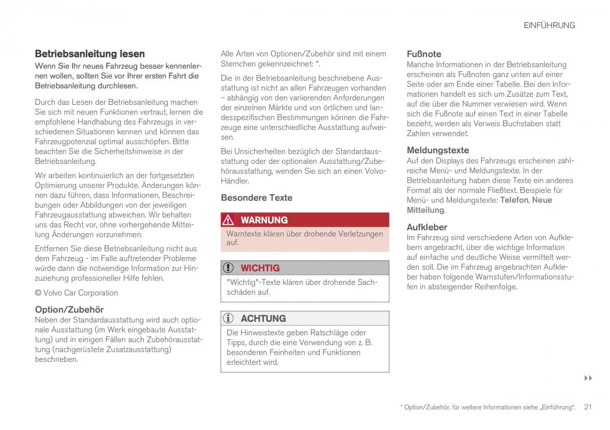 Volvo XC90 II 2 Handbuch / page 23