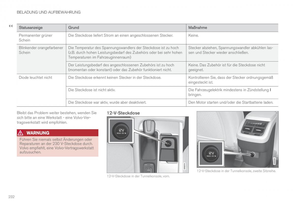 Volvo XC90 II 2 Handbuch / page 234