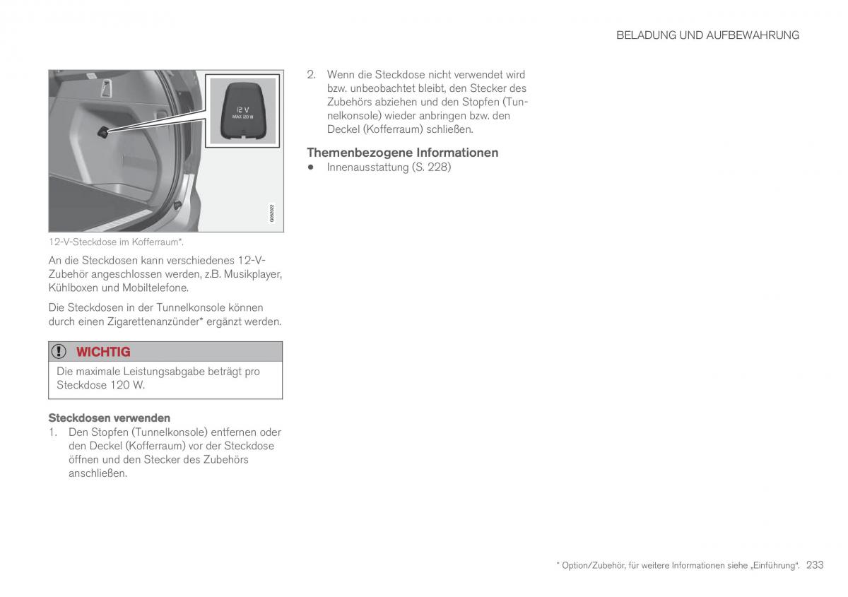 Volvo XC90 II 2 Handbuch / page 235