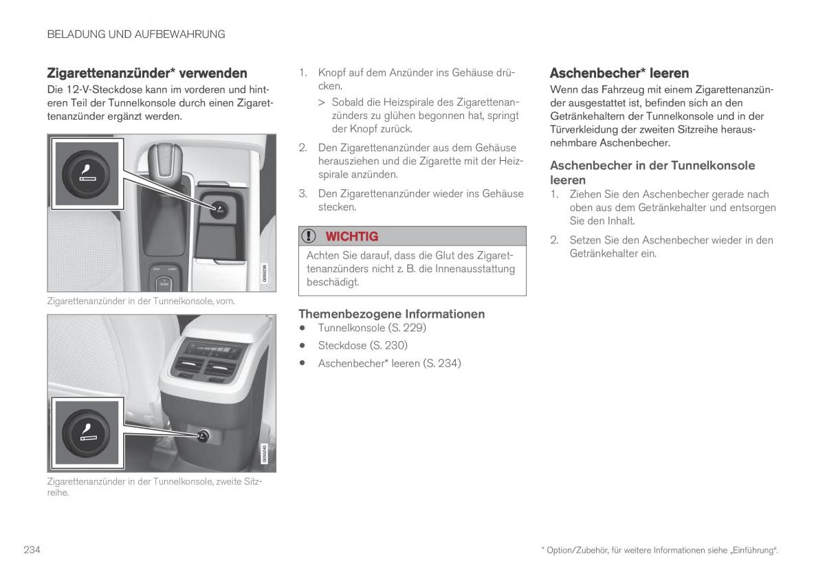 Volvo XC90 II 2 Handbuch / page 236