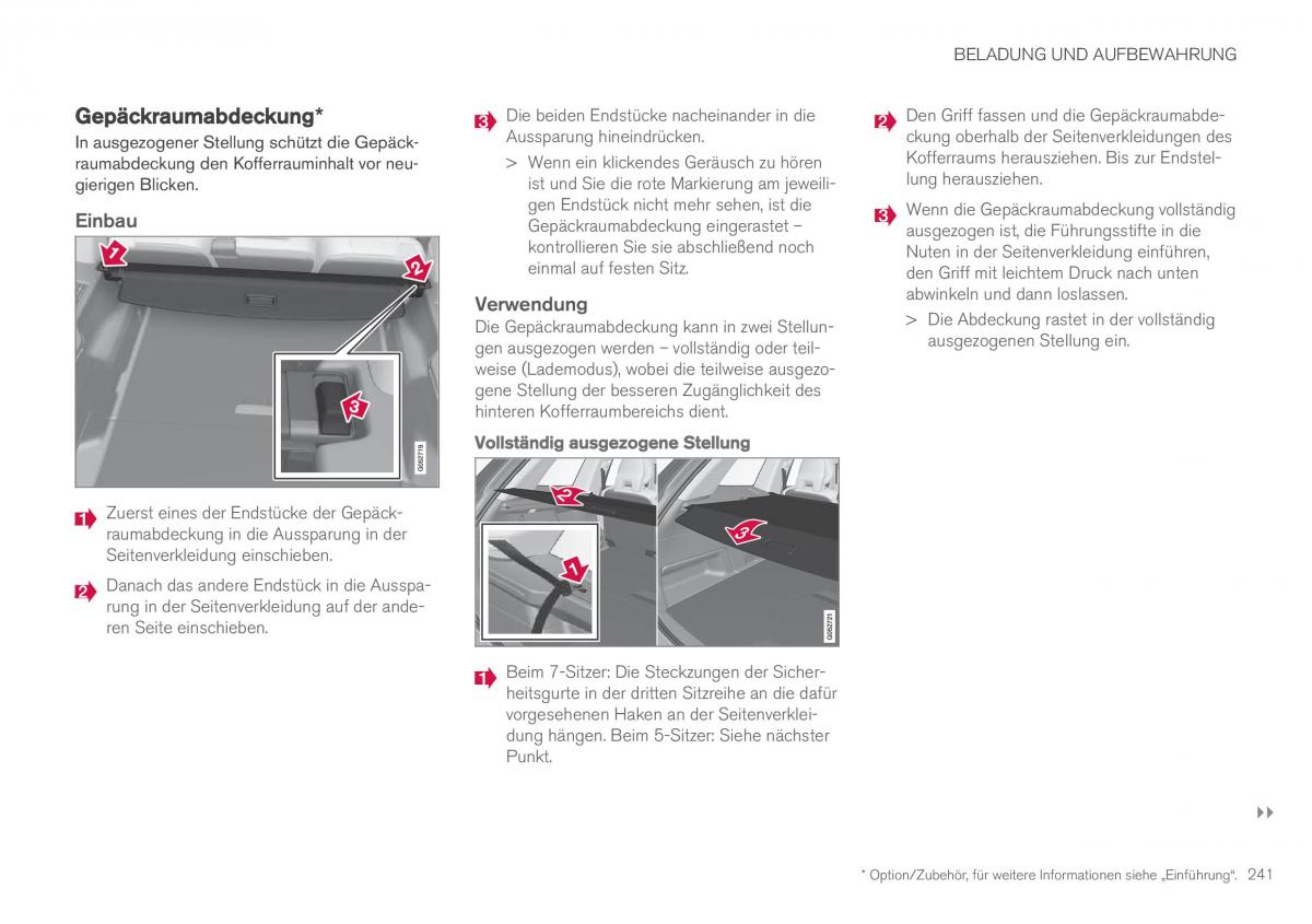 Volvo XC90 II 2 Handbuch / page 243