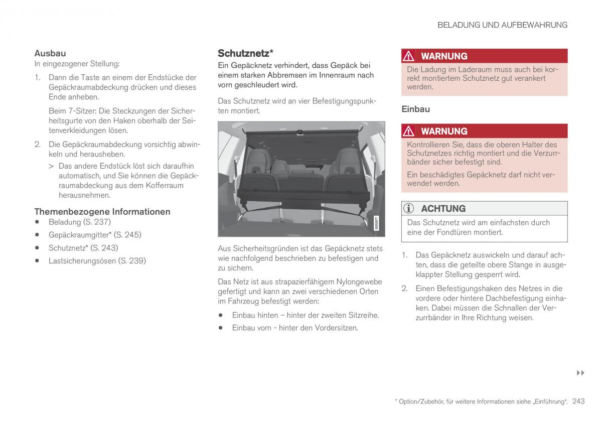 Volvo XC90 II 2 Handbuch / page 245