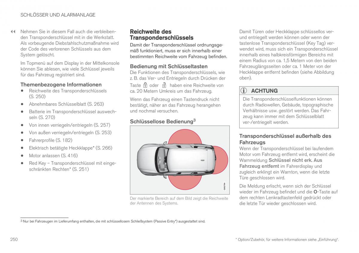 Volvo XC90 II 2 Handbuch / page 252