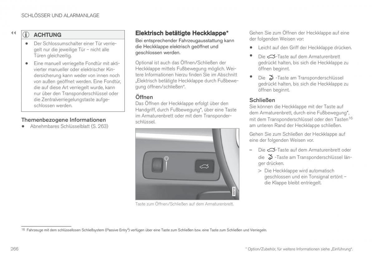 Volvo XC90 II 2 Handbuch / page 268