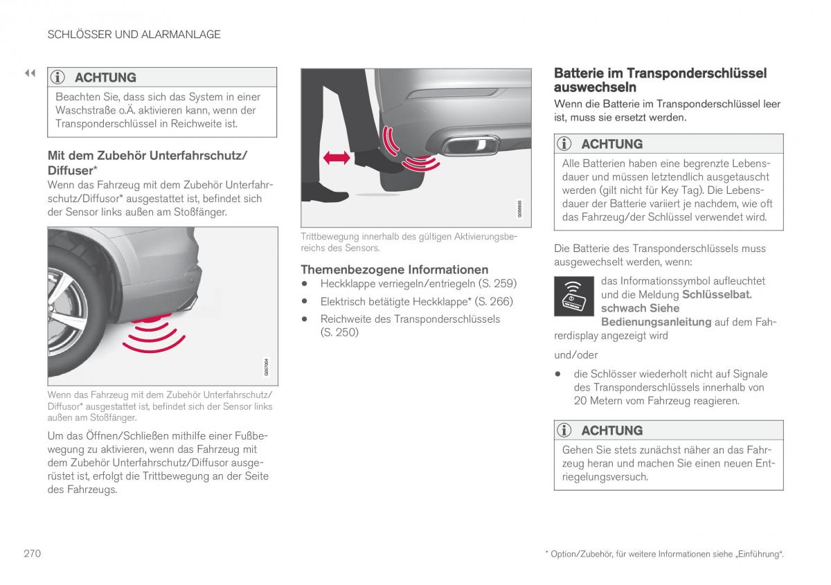 Volvo XC90 II 2 Handbuch / page 272