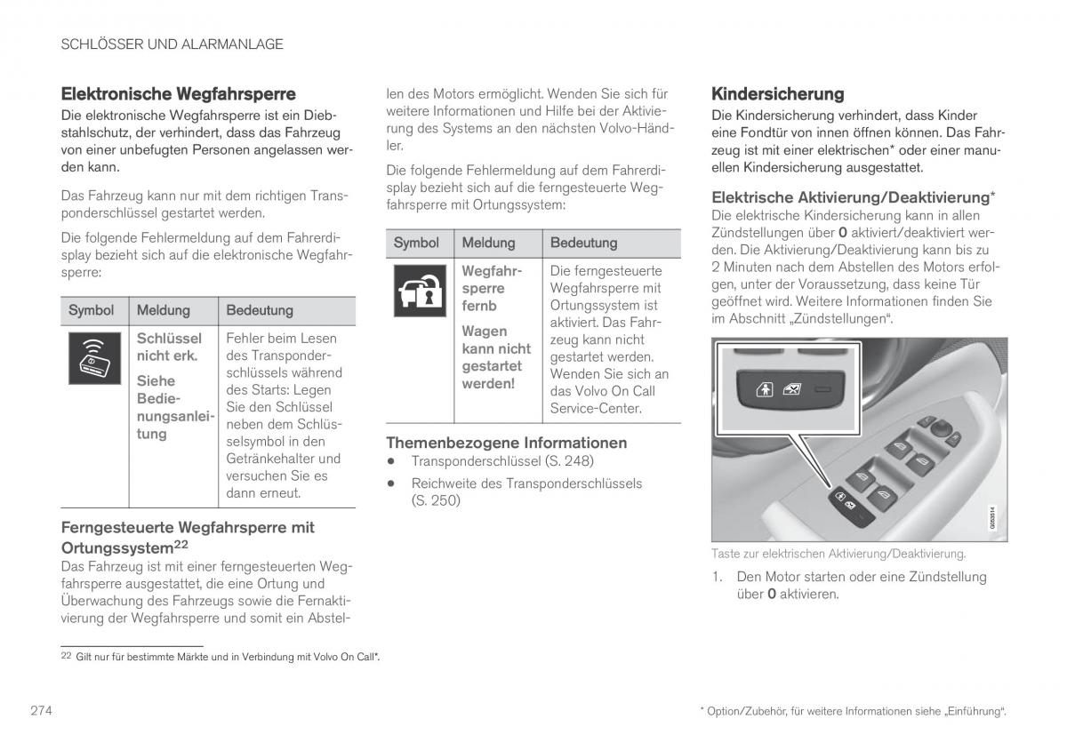 Volvo XC90 II 2 Handbuch / page 276