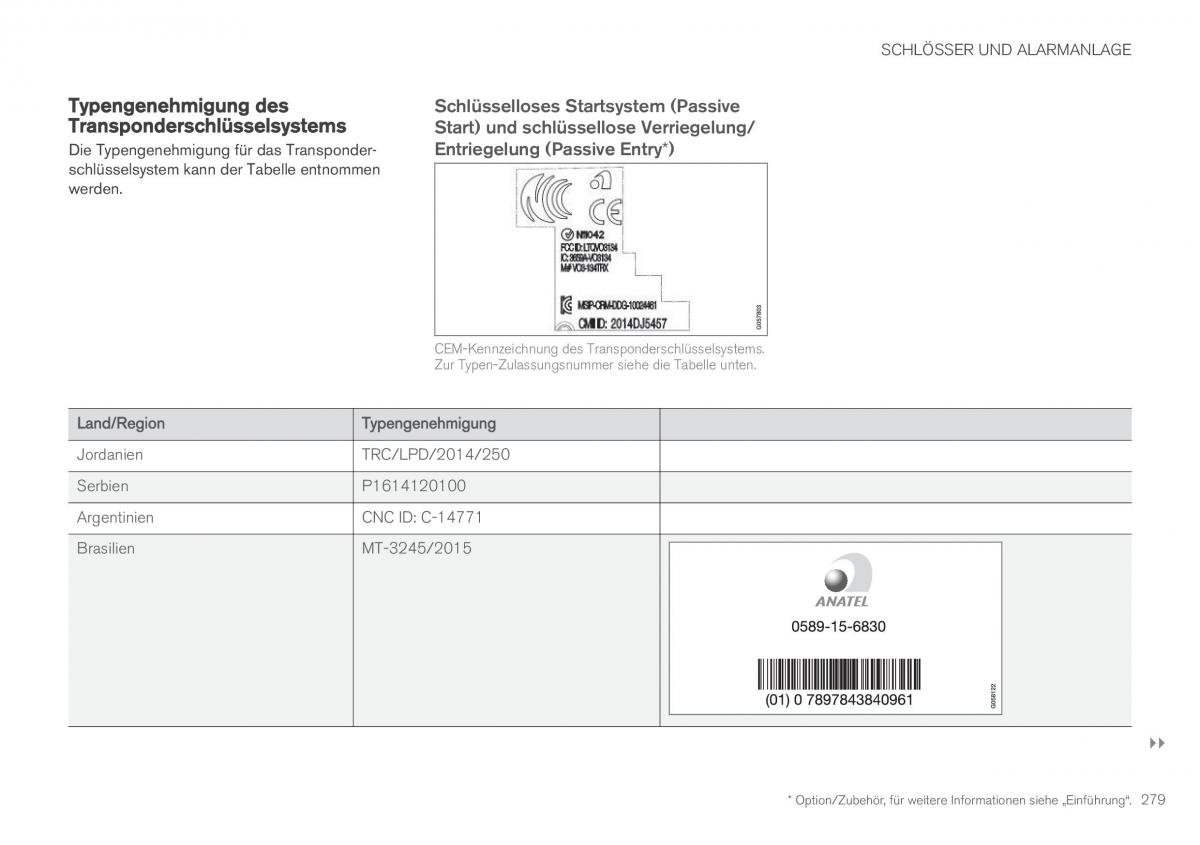 Volvo XC90 II 2 Handbuch / page 281