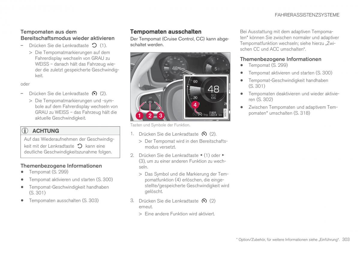 Volvo XC90 II 2 Handbuch / page 305