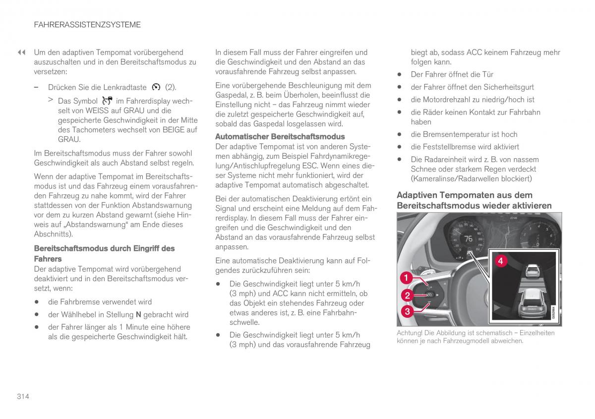 Volvo XC90 II 2 Handbuch / page 316