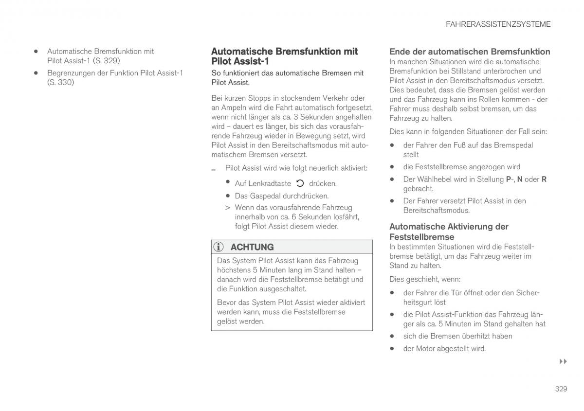 Volvo XC90 II 2 Handbuch / page 331