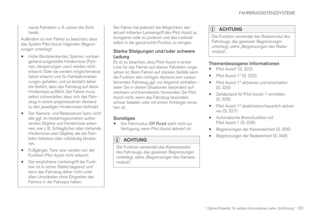 Volvo XC90 II 2 Handbuch / page 333