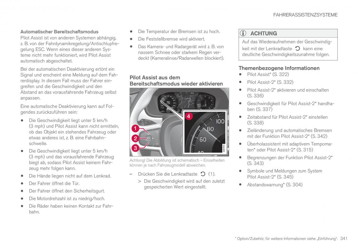 Volvo XC90 II 2 Handbuch / page 343