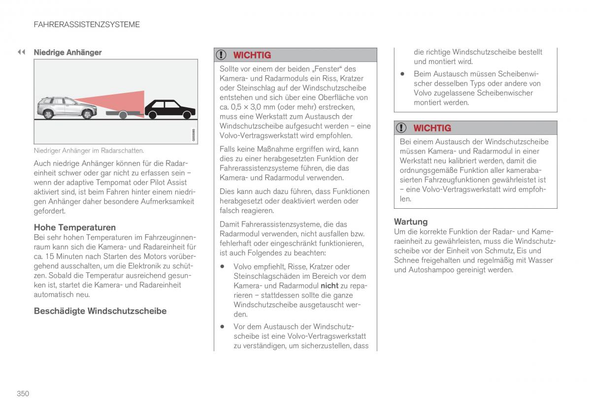 Volvo XC90 II 2 Handbuch / page 352